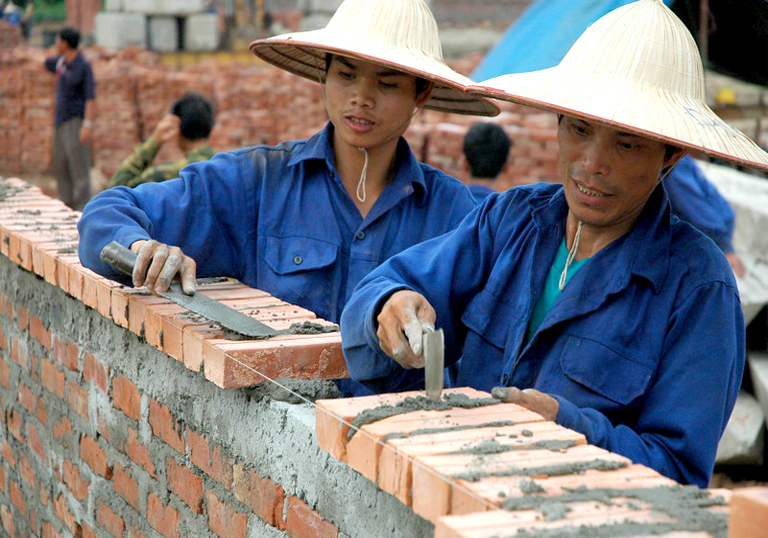 Cung cấp nhân công xây dựng tại Hà Nội năm 2018